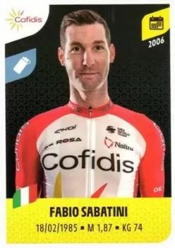 2021 Panini Tour de France #155 Fabio Sabatini Front